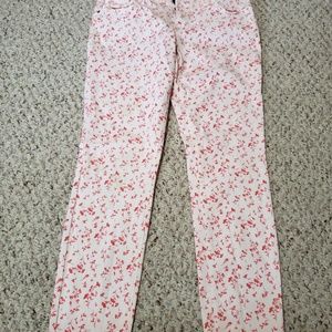Floral print skinny Jeans
